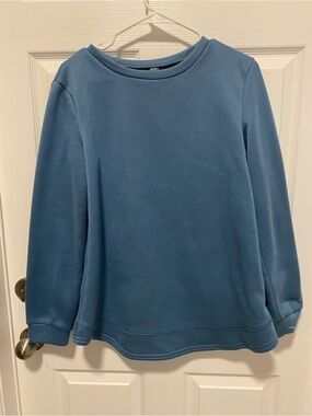 Classic Blue Crewneck Sweater for women